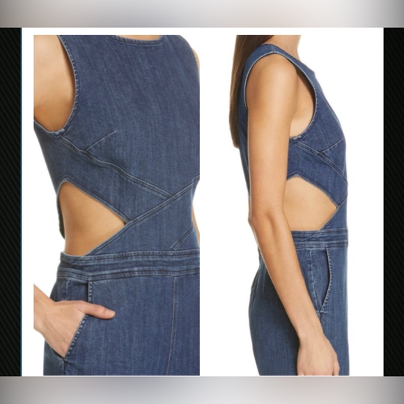 3x1 Revolve Cross Body Danny Jumpsuit, Denim Jumpsuit, Jumpsuit Romper - Picture 10 of 14